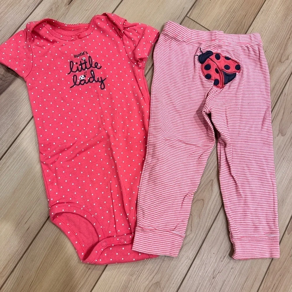 Carters Lady Bug Set